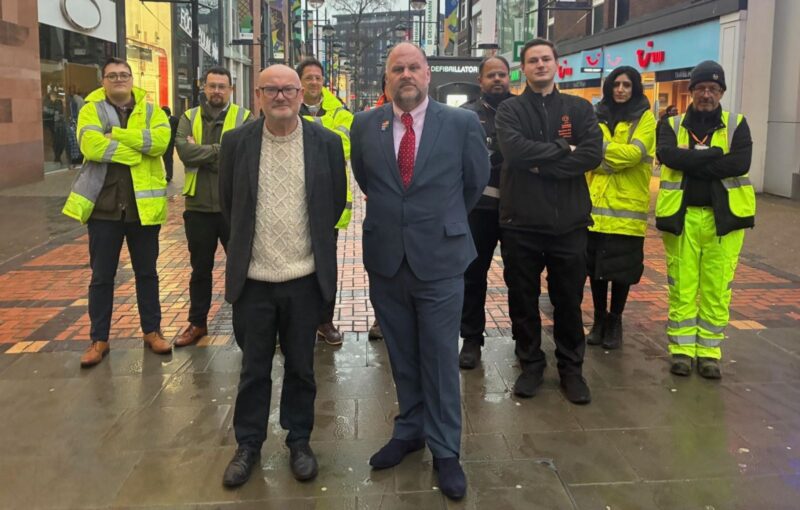 Wardens in the town centre